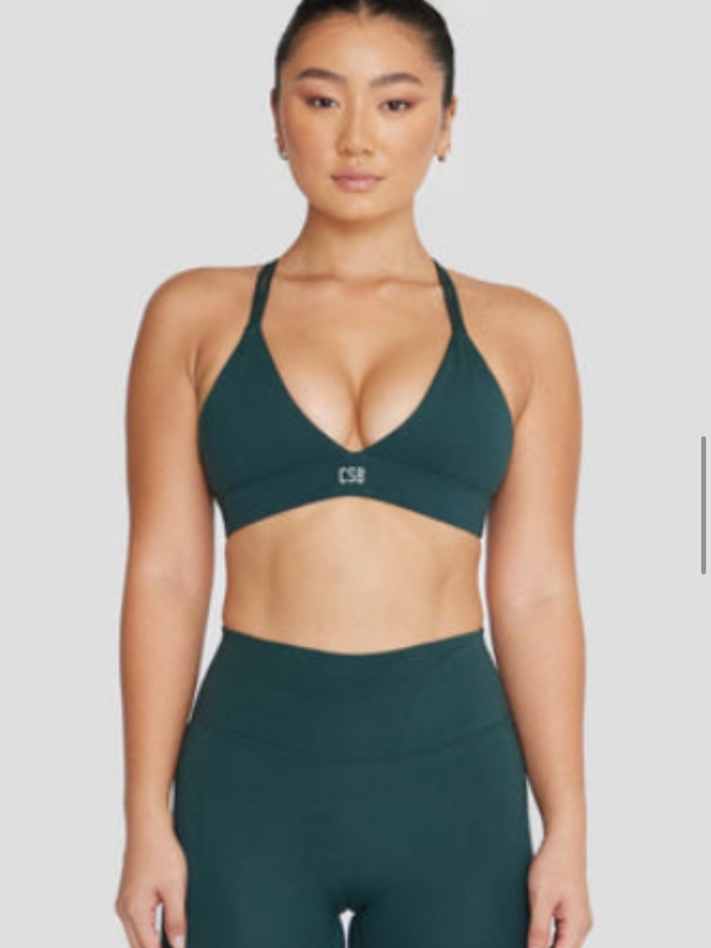 Crop Shop Boutique Dark Teal Sports Bralette